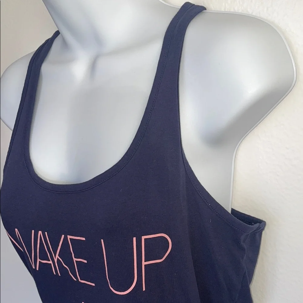 Womens XOXO Blue Sleeveless sleep Tank Top womens size XL